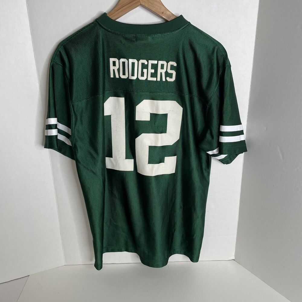 Aaron Rodger’s Green Bay Packers Jersey, #12, Youth XL (18-20), NFL Team Apparel
